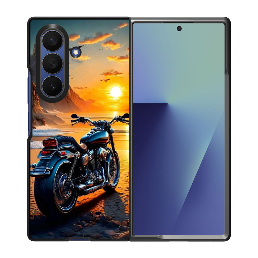 Ride Into the Blaze Samsung Galaxy Z Fold 7 Case