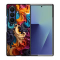 The Dance of Abstract Waves Samsung Galaxy Z Fold 7 Case