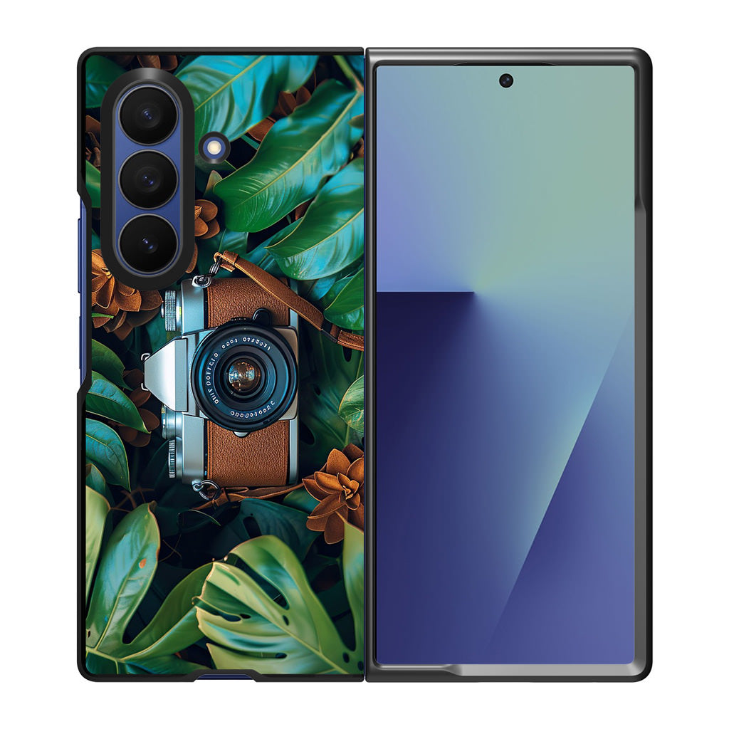 The Lens Between Leaves Samsung Galaxy Z Fold 7 Case