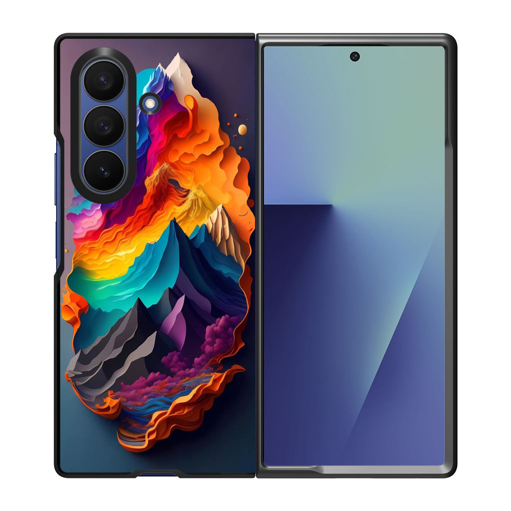 The Spectrum of Peaks Samsung Galaxy Z Fold 7 Case
