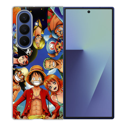 One Piece Luffy Crew Samsung Galaxy Z Fold 7 Case