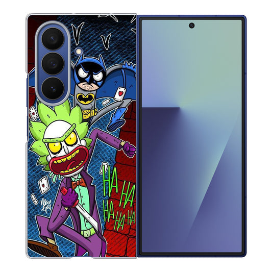 Rick And Morty Bat And Joker Clown Samsung Galaxy Z Fold 7 Case