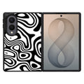 Abstract Black and White Background Samsung Galaxy Z Fold 8 Case