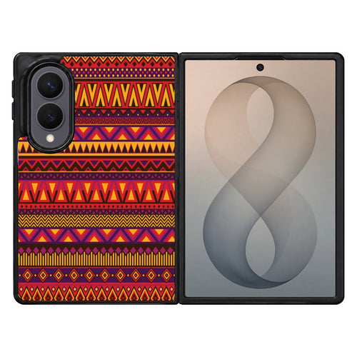 African Aztec Pattern Samsung Galaxy Z Fold 8 Case