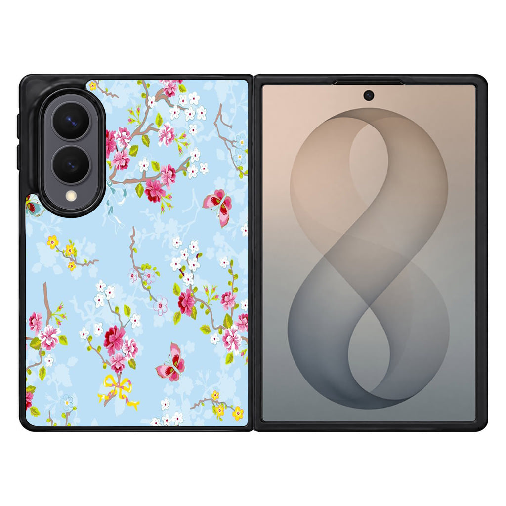 Floral Summer Wind Samsung Galaxy Z Fold 8 Case