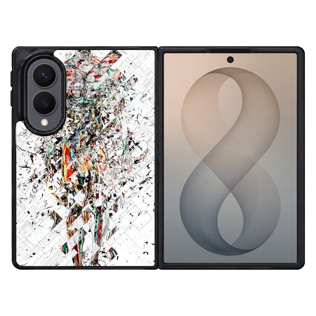 Fragmantacia Art Human Abstract Samsung Galaxy Z Fold 8 Case