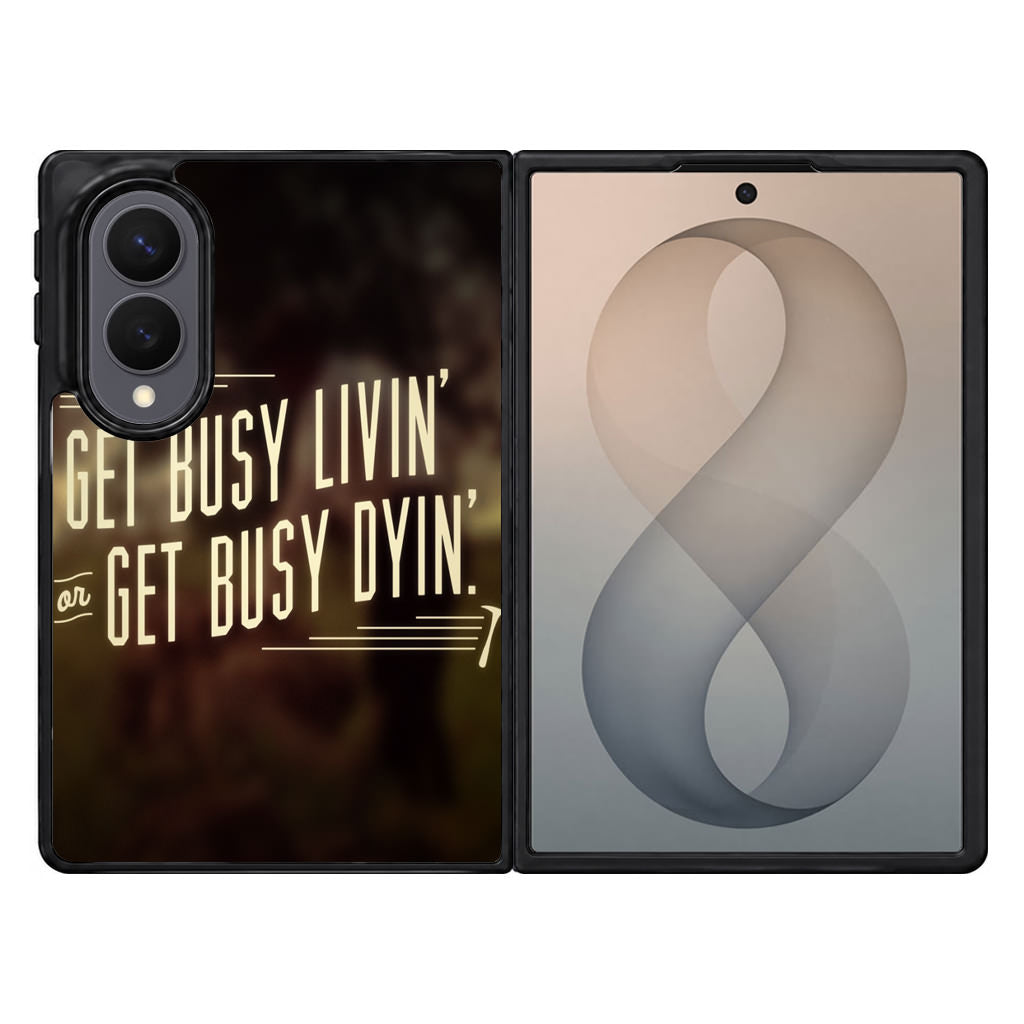 Get Living or Get Dying Samsung Galaxy Z Fold 8 Case