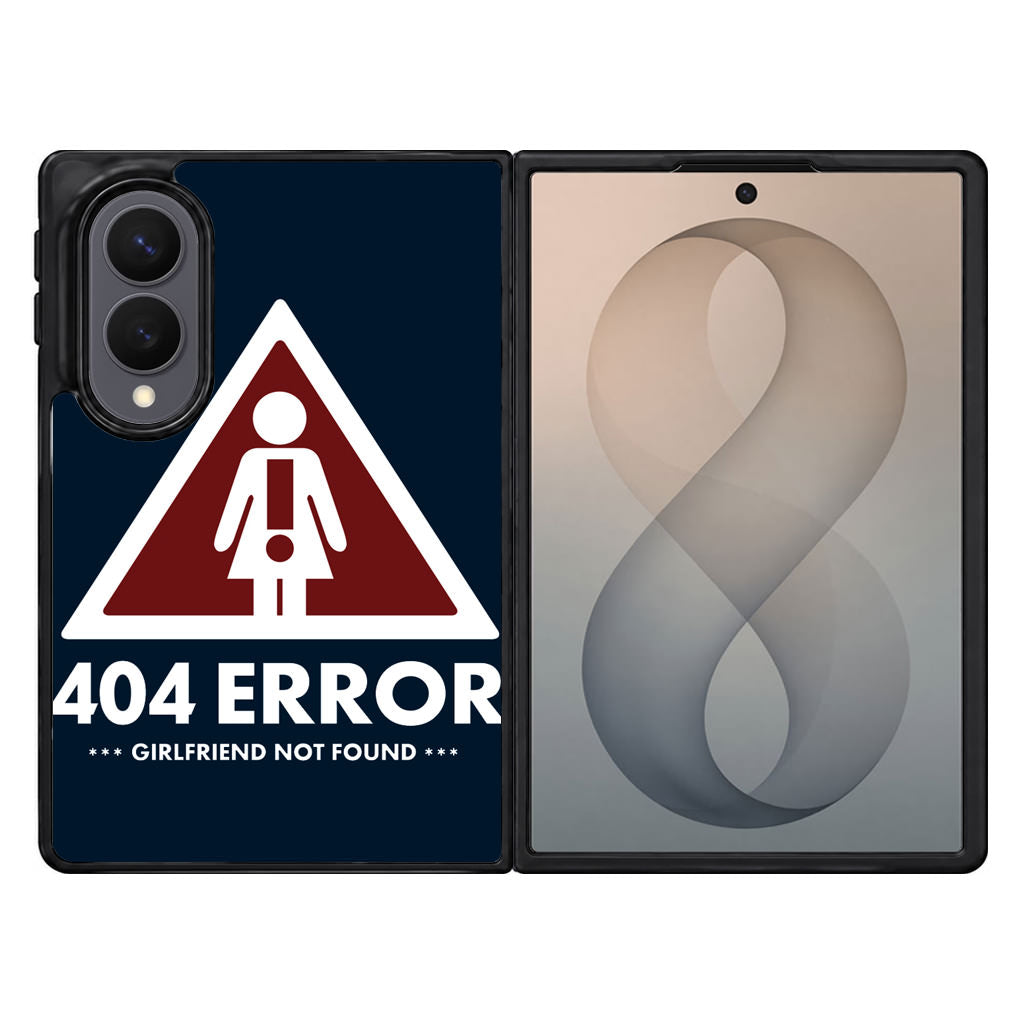 Girlfriend Not Found Error Samsung Galaxy Z Fold 8 Case