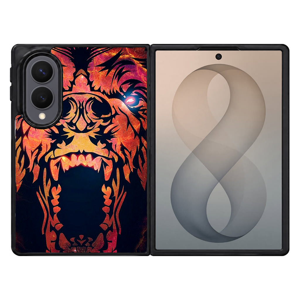 Grizzly Bear Art Samsung Galaxy Z Fold 8 Case