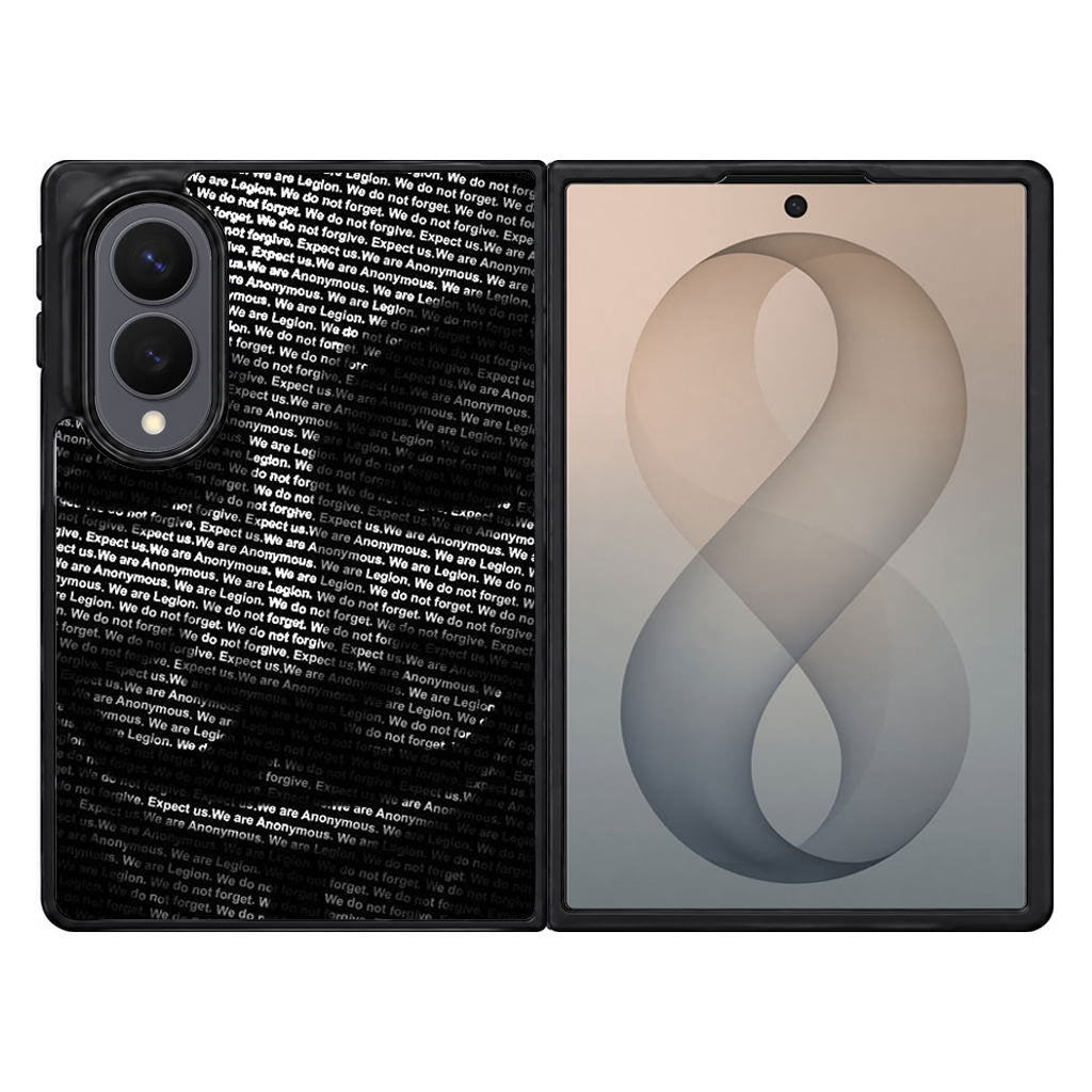 Guy Fawkes Mask Anonymous Samsung Galaxy Z Fold 8 Case