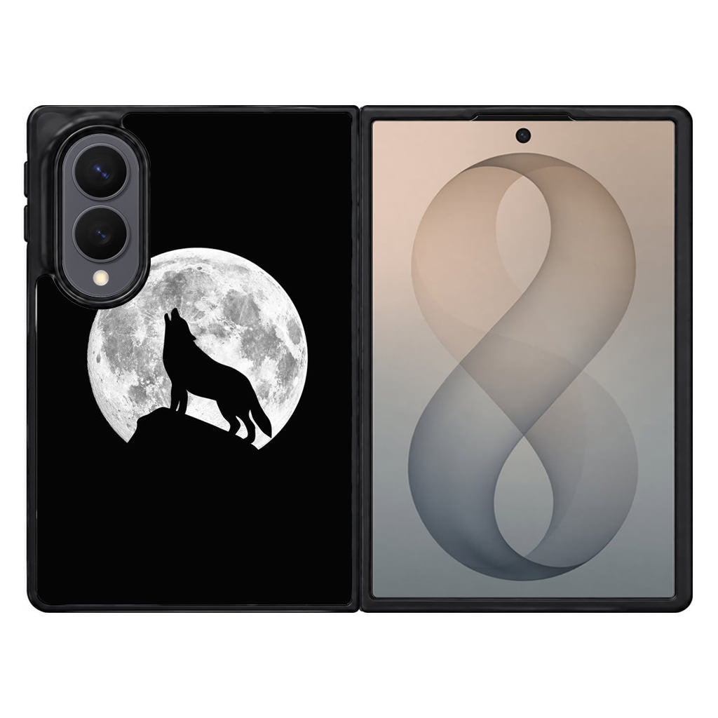 Howling Night Wolves Samsung Galaxy Z Fold 8 Case