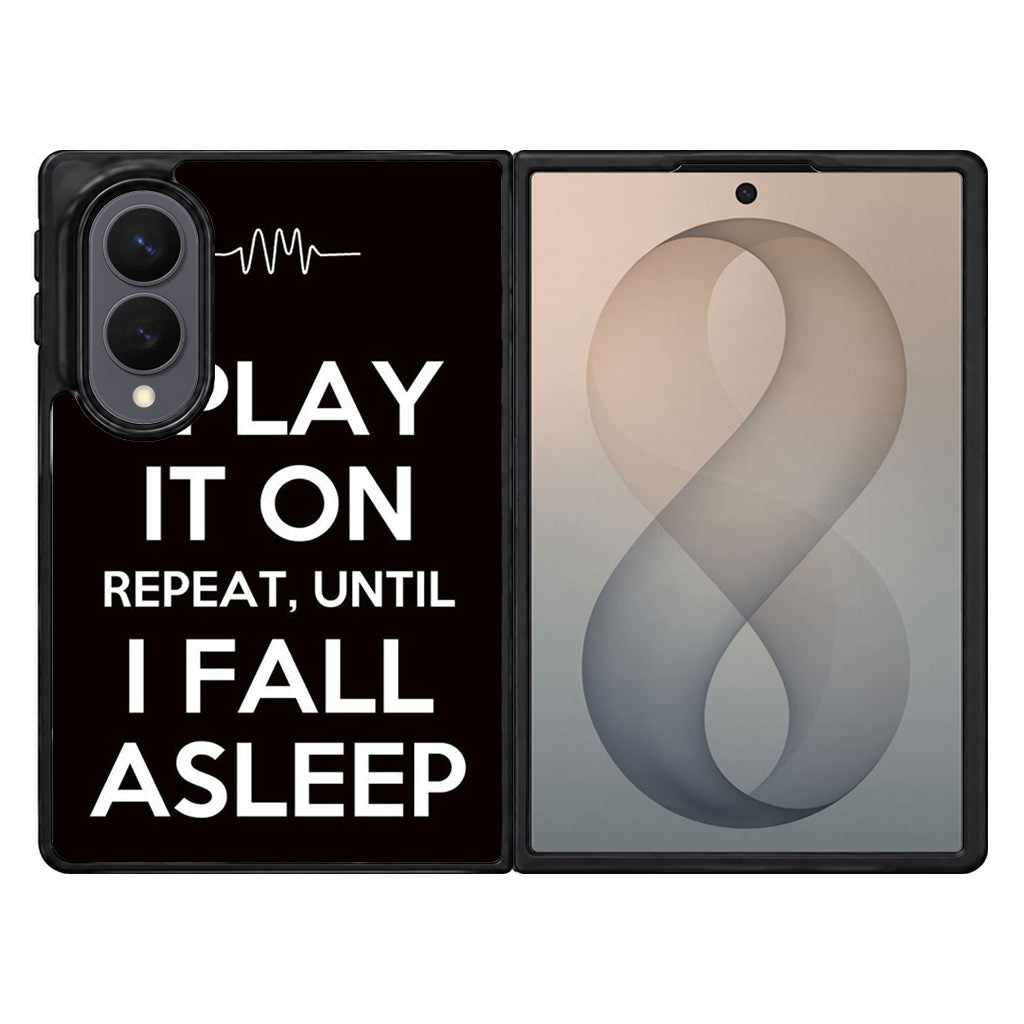 I Play It On Repeat Samsung Galaxy Z Fold 8 Case