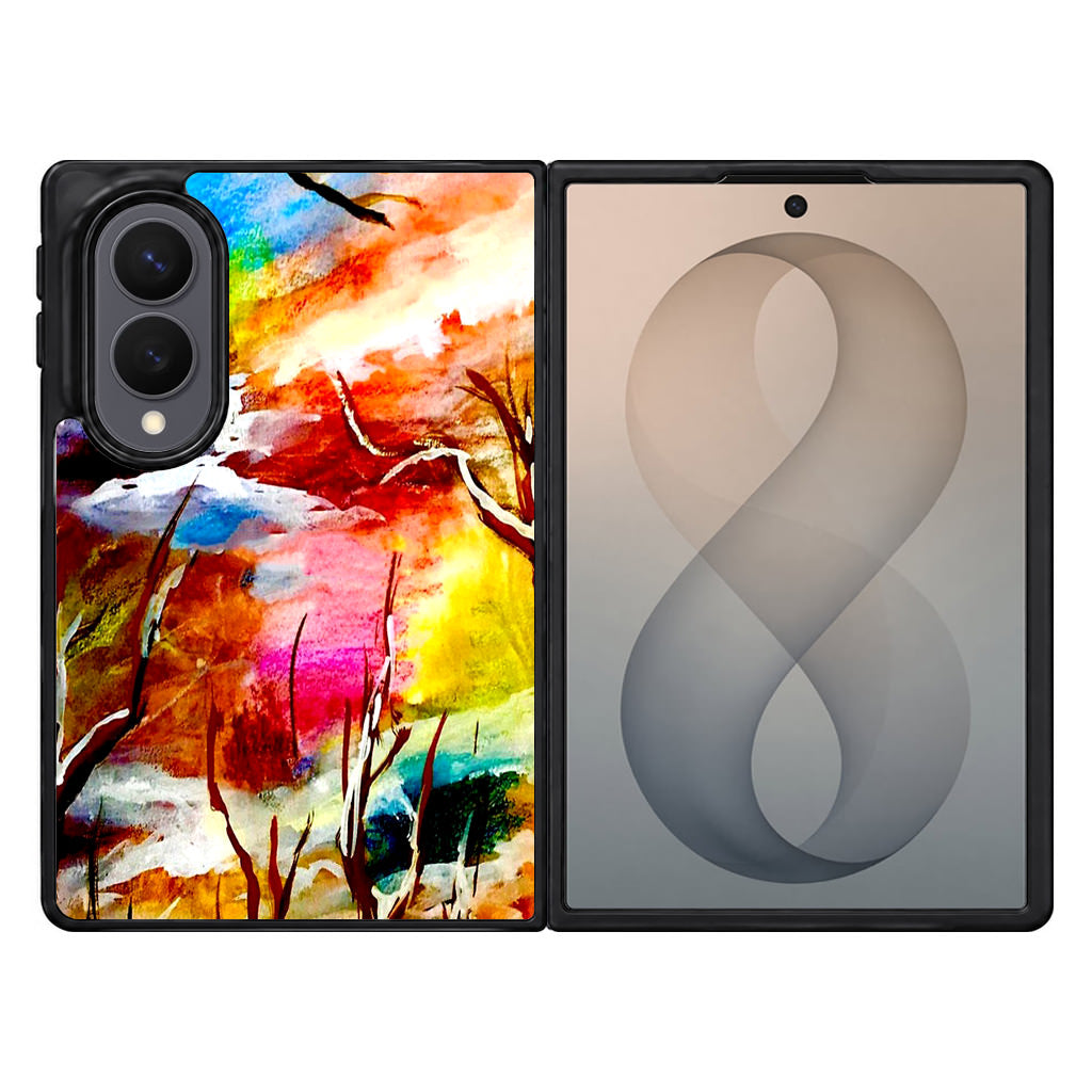 I Sense Winter's Wonderful Warmth Samsung Galaxy Z Fold 8 Case
