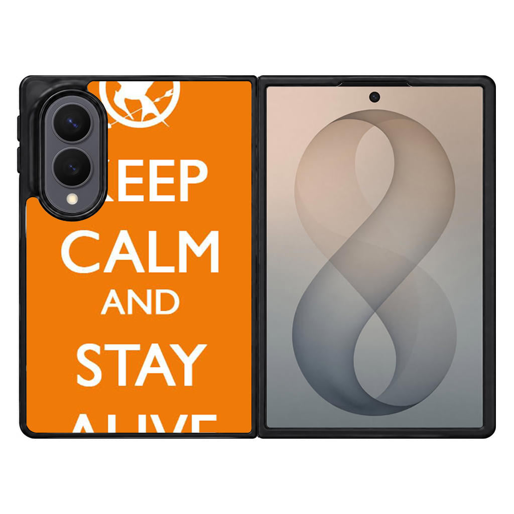 Keep Calm and Stay Alive Samsung Galaxy Z Fold 8 Case