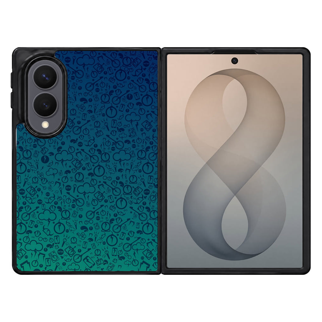Lightning Bolt Symbol Samsung Galaxy Z Fold 8 Case
