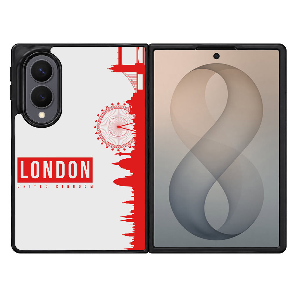 London Vector Samsung Galaxy Z Fold 8 Case