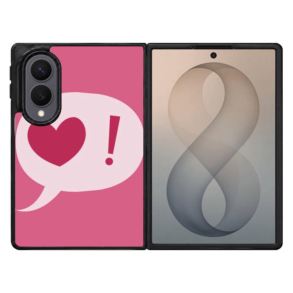 Love Pink Samsung Galaxy Z Fold 8 Case