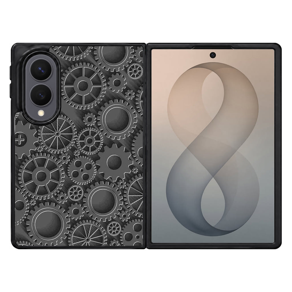 Mechanical Gears Samsung Galaxy Z Fold 8 Case