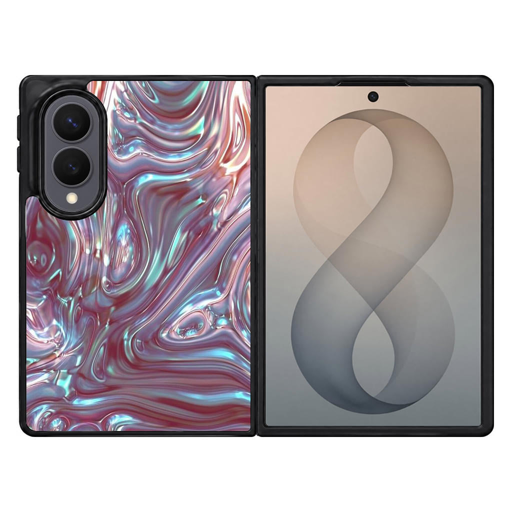 Metallic Liquid Samsung Galaxy Z Fold 8 Case