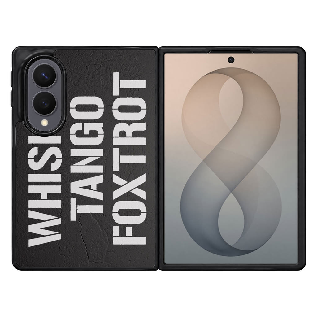 Military Signal Code Samsung Galaxy Z Fold 8 Case