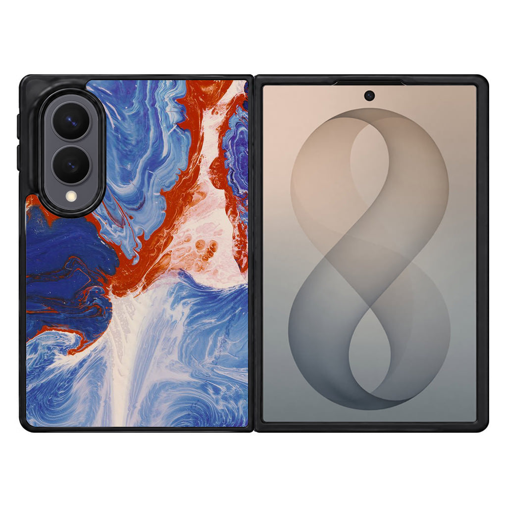 Mixed Paint Art Samsung Galaxy Z Fold 8 Case