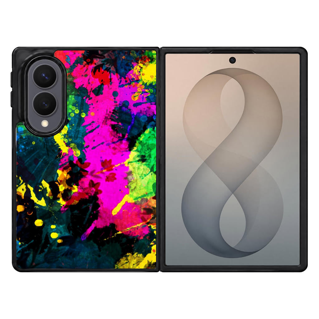 Mixture Colorful Paint Samsung Galaxy Z Fold 8 Case