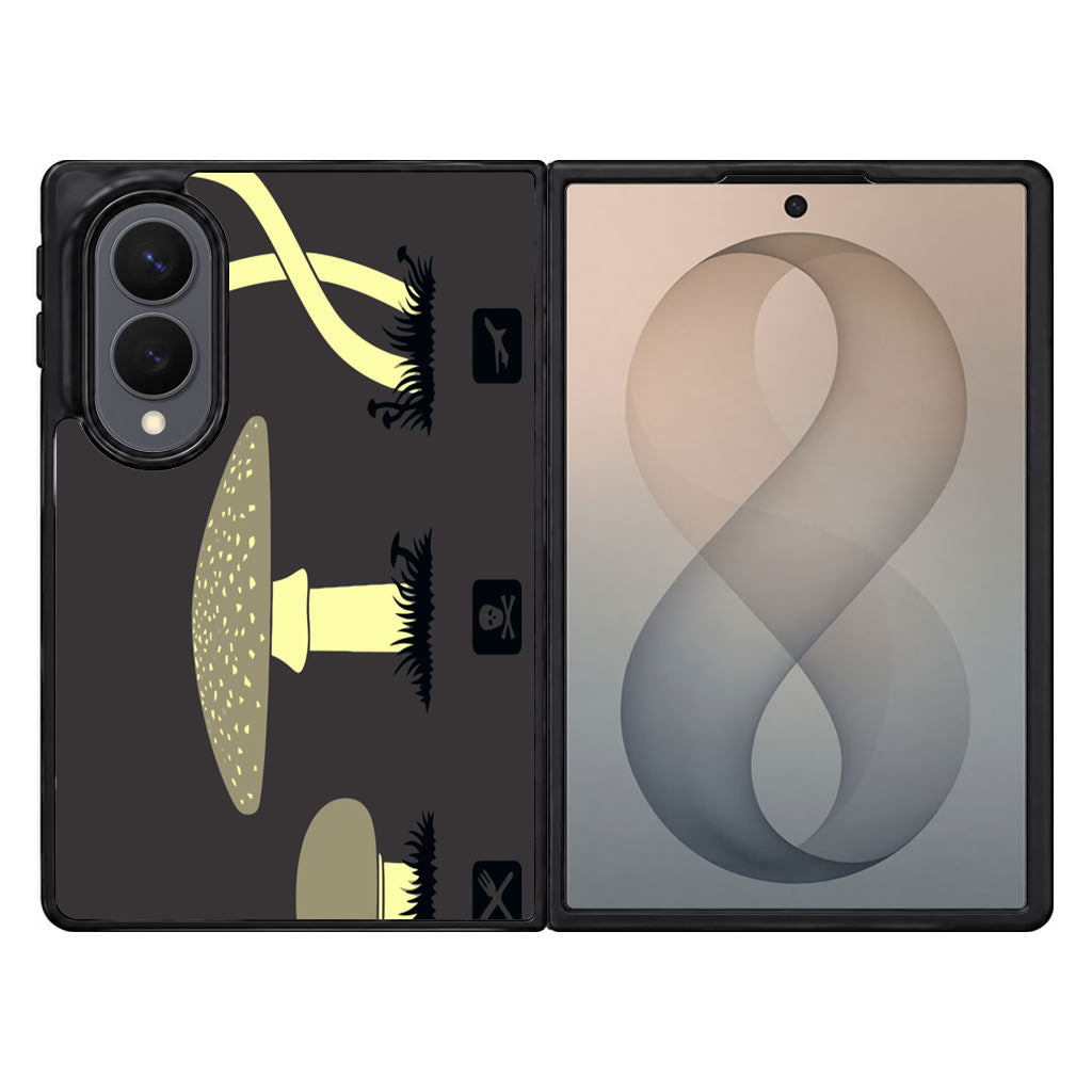 Mushroom Minimalism Samsung Galaxy Z Fold 8 Case