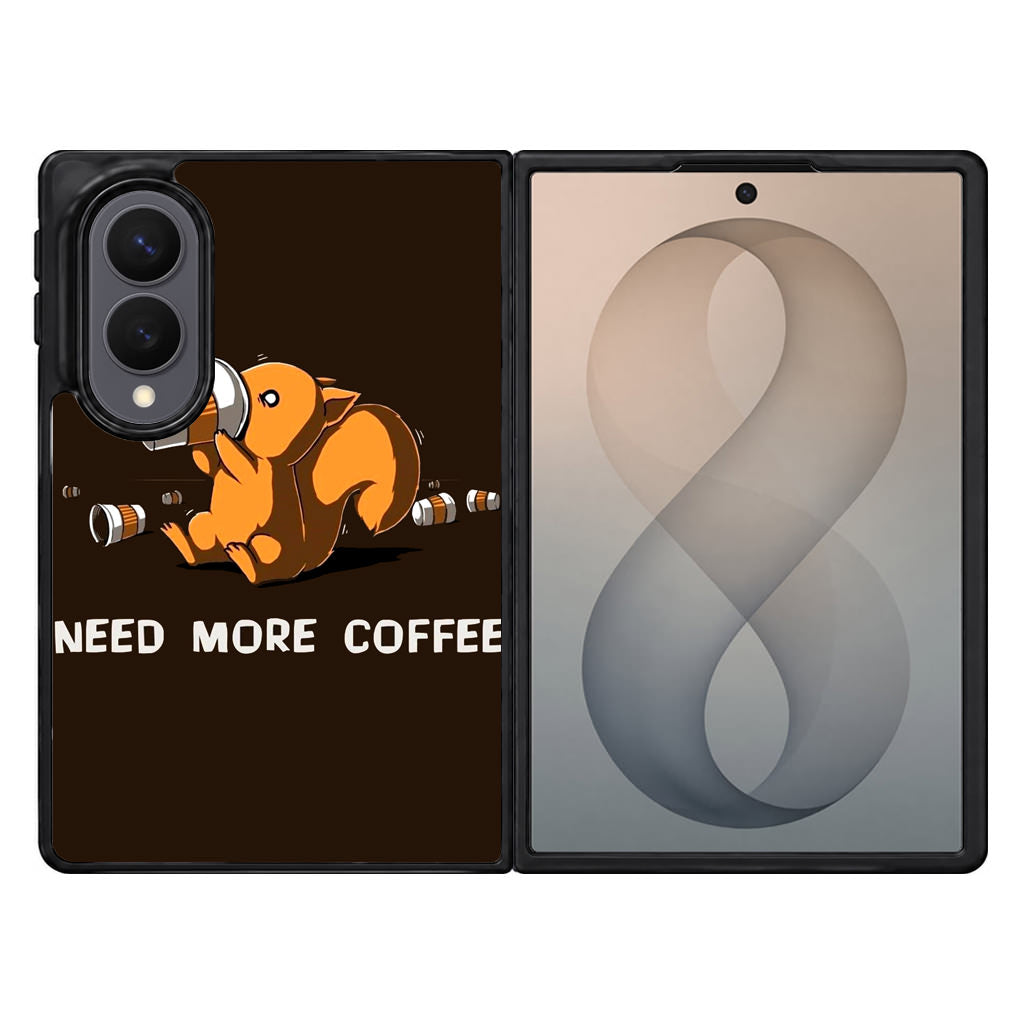 Need More Coffee Programmer Story Samsung Galaxy Z Fold 8 Case