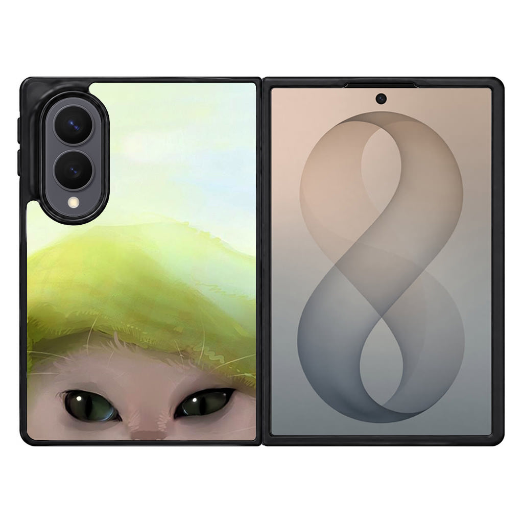 Noble Lazy Smart Kitten Samsung Galaxy Z Fold 8 Case