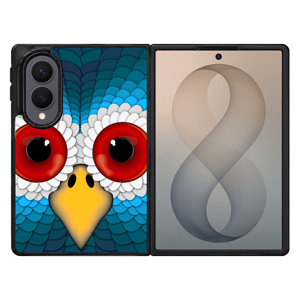 Owl Art Samsung Galaxy Z Fold 8 Case