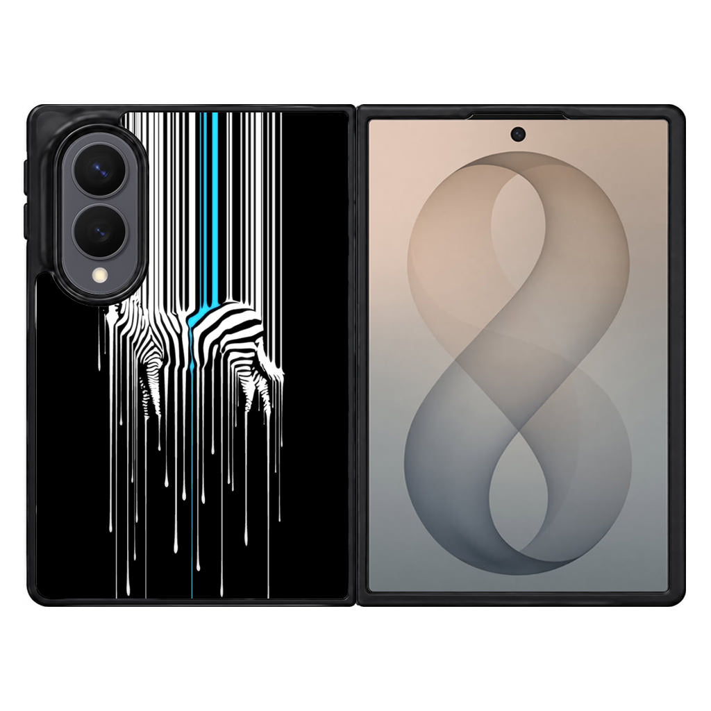 Painting Zebra Samsung Galaxy Z Fold 8 Case