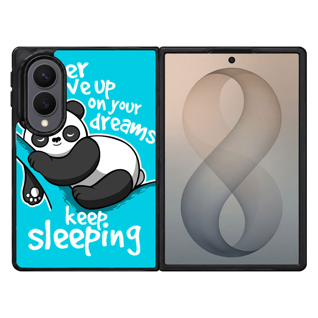 Panda Keep Sleeping Samsung Galaxy Z Fold 8 Case