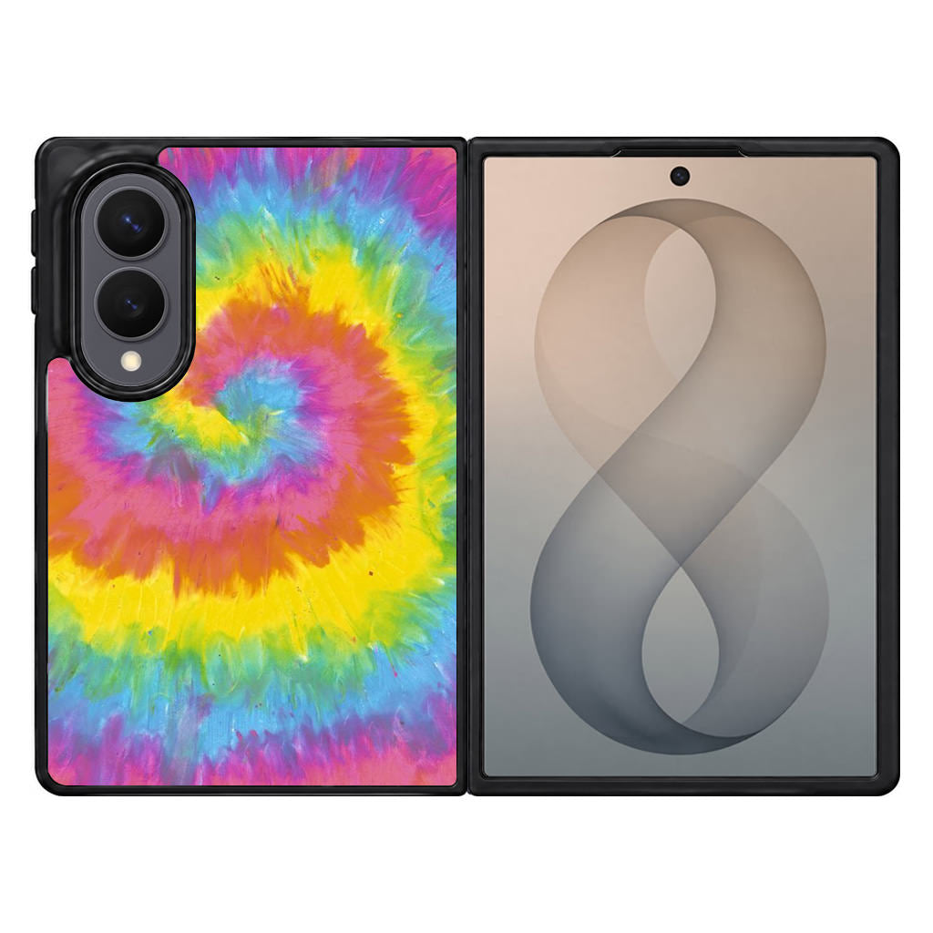 Pastel Rainbow Tie Dye Samsung Galaxy Z Fold 8 Case