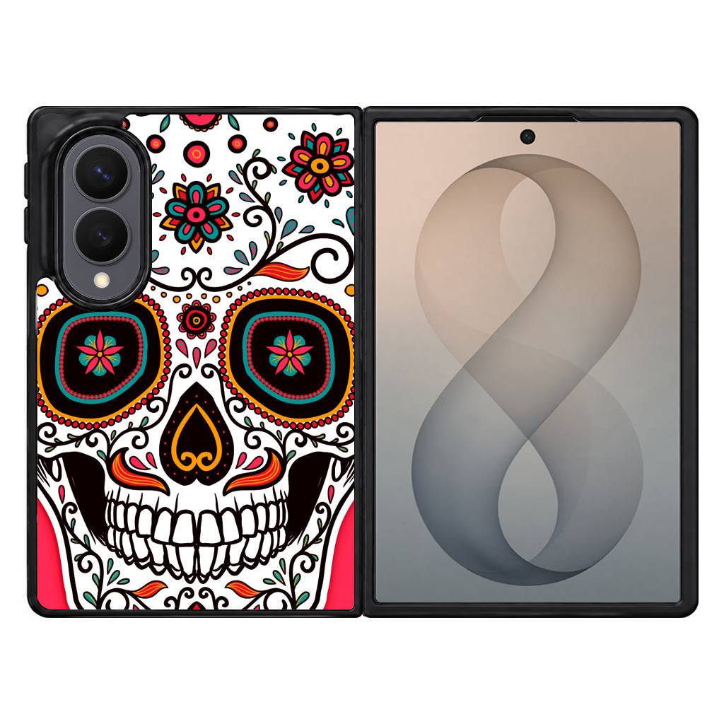 Pink Sugar Skull Samsung Galaxy Z Fold 8 Case