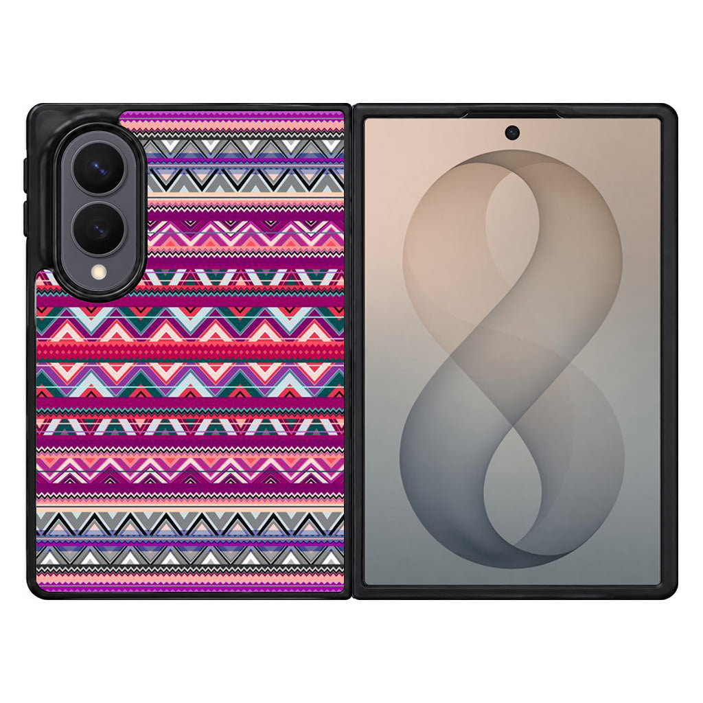 Purple Aztec Art Samsung Galaxy Z Fold 8 Case