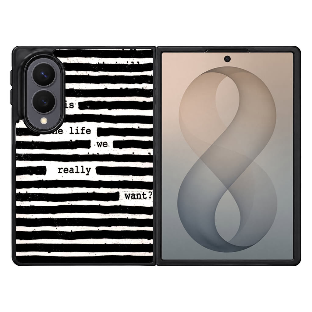 Roger Waters Is This the Life We Really Want Samsung Galaxy Z Fold 8 Case