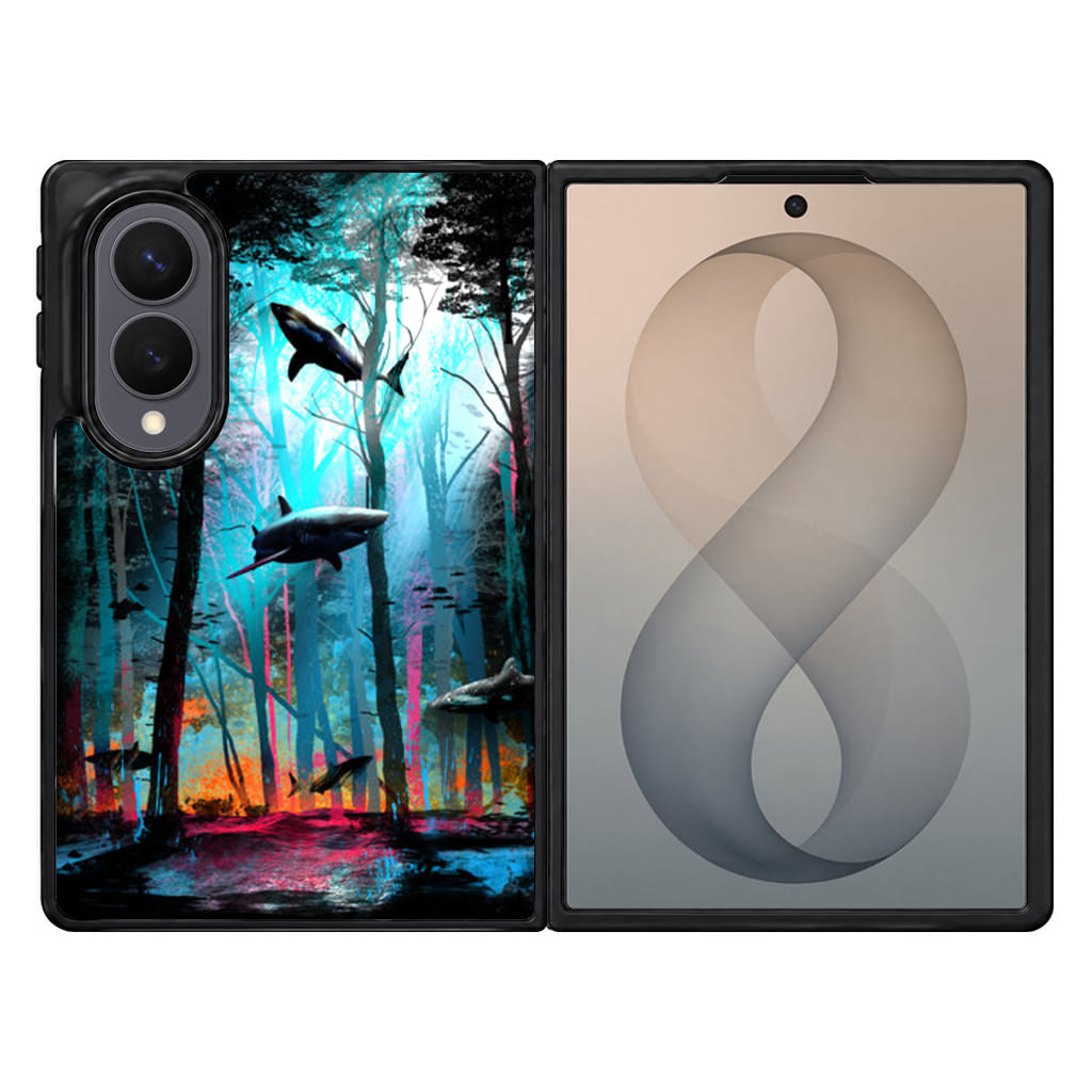 Shark Forest Samsung Galaxy Z Fold 8 Case