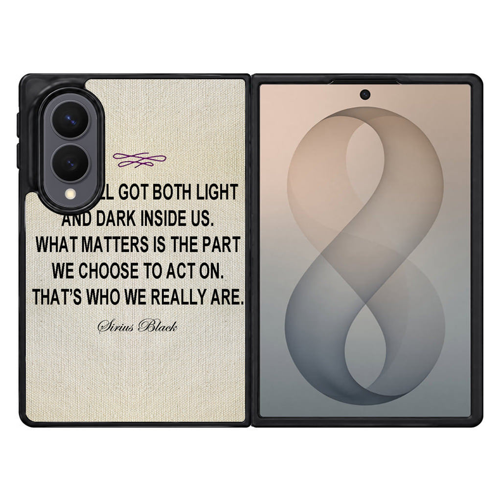 Sirius Black Quote Samsung Galaxy Z Fold 8 Case