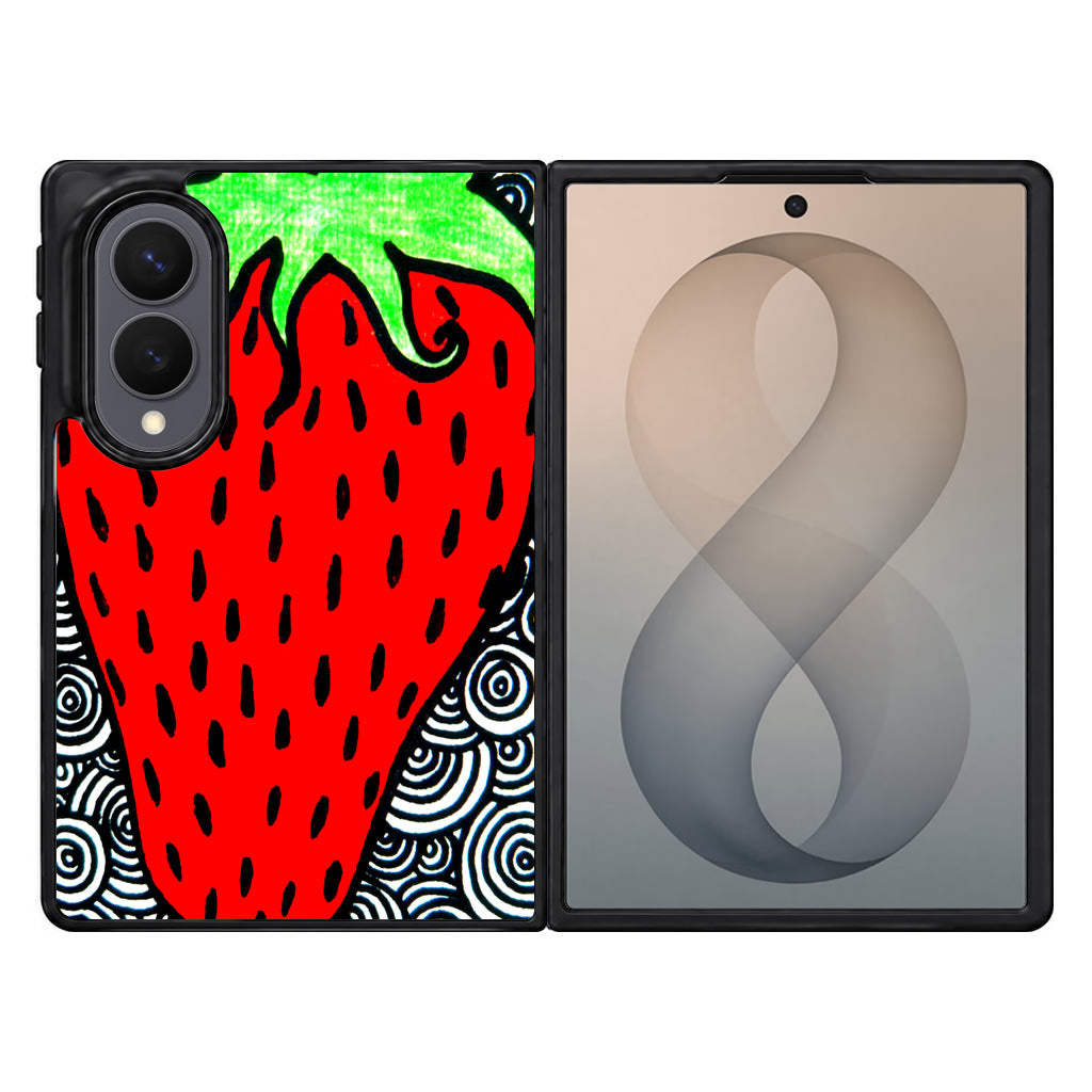 Strawberry Fields Forever Samsung Galaxy Z Fold 8 Case