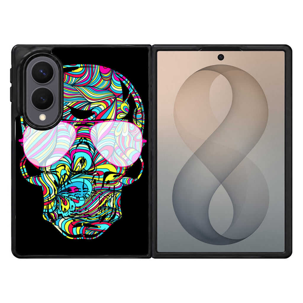 Stylish Skull Samsung Galaxy Z Fold 8 Case