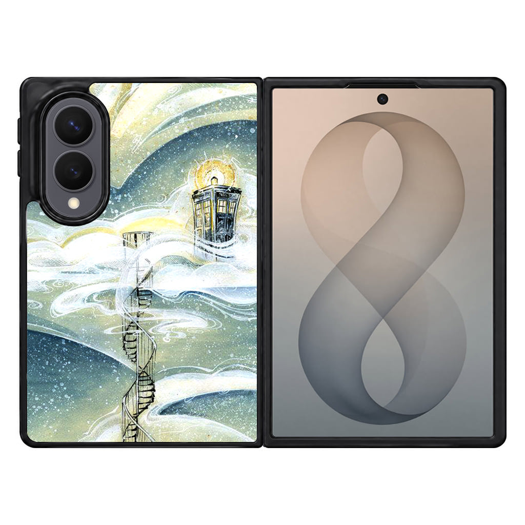 Tardis Cloud Samsung Galaxy Z Fold 8 Case
