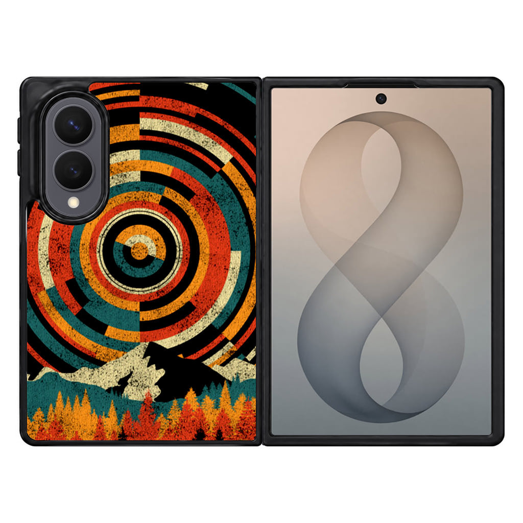 The Geometry Of Sunrise Samsung Galaxy Z Fold 8 Case