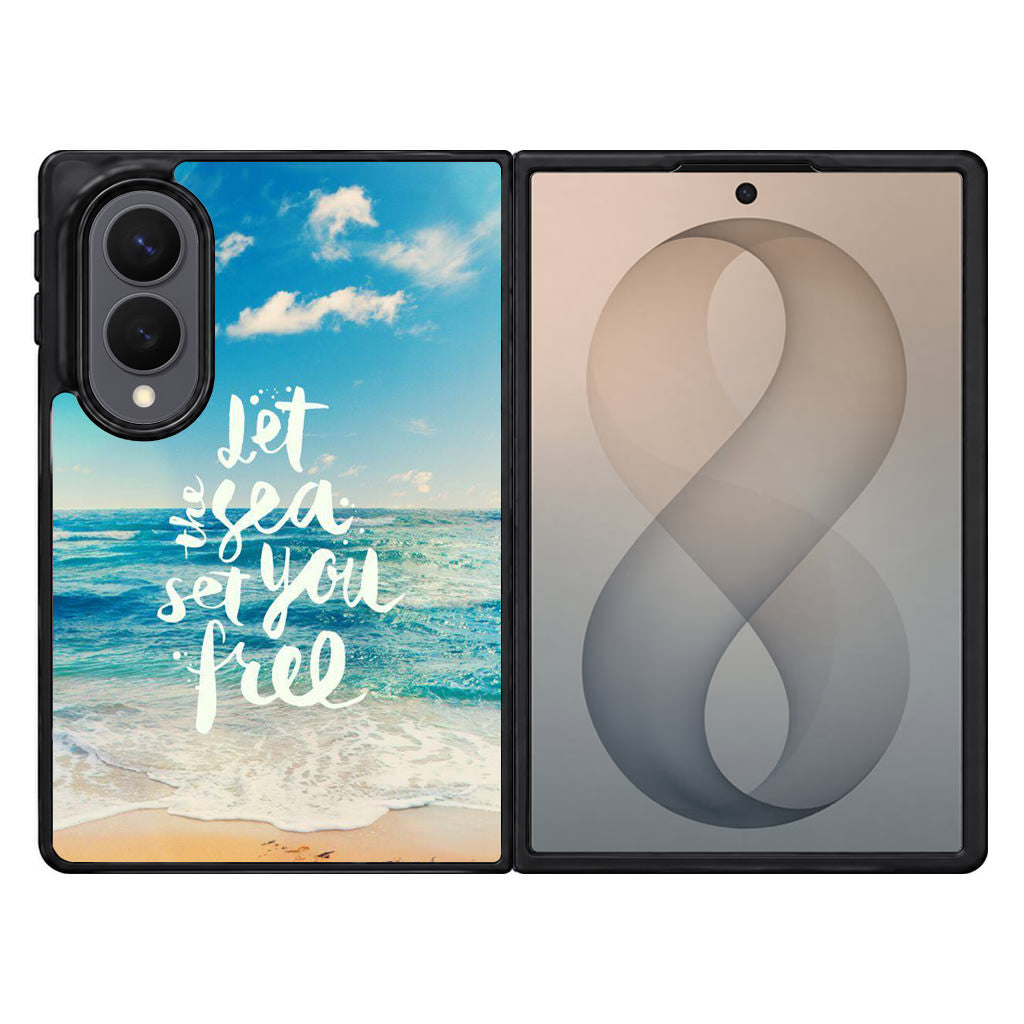 The Sea Set You Free Samsung Galaxy Z Fold 8 Case