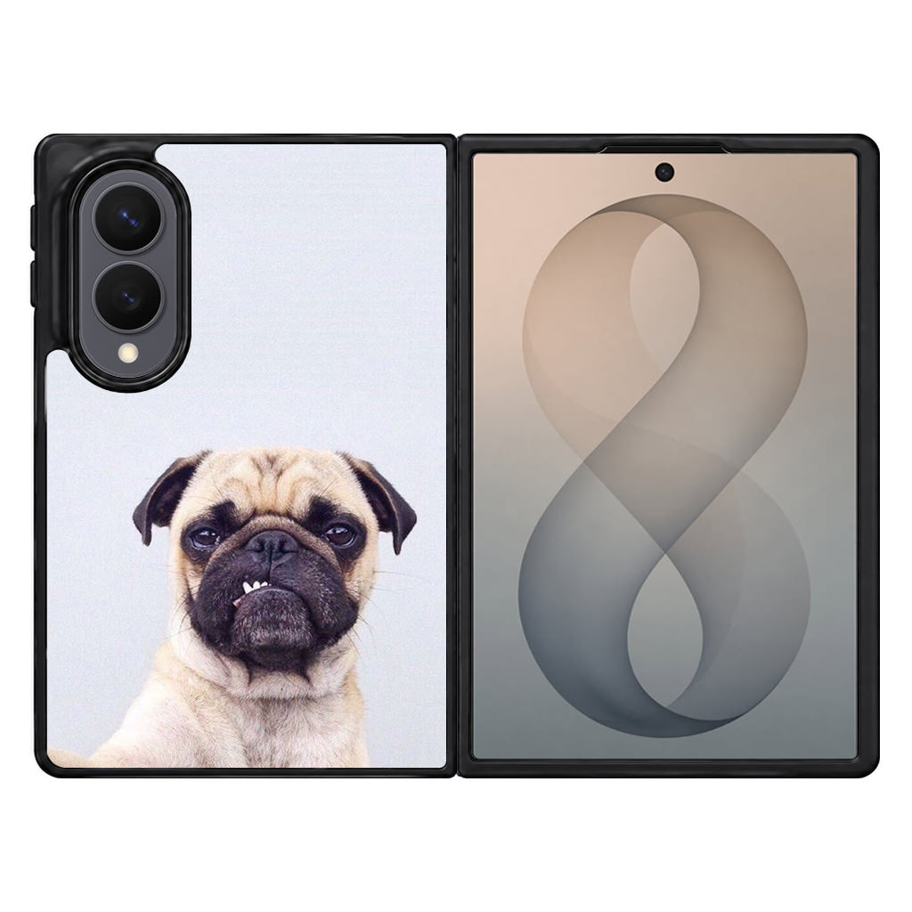 The Selfie Pug Samsung Galaxy Z Fold 8 Case