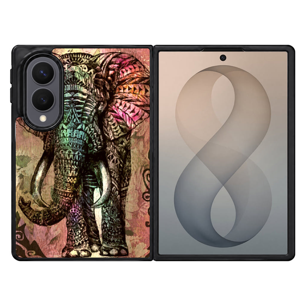 Tribal Elephant Samsung Galaxy Z Fold 8 Case