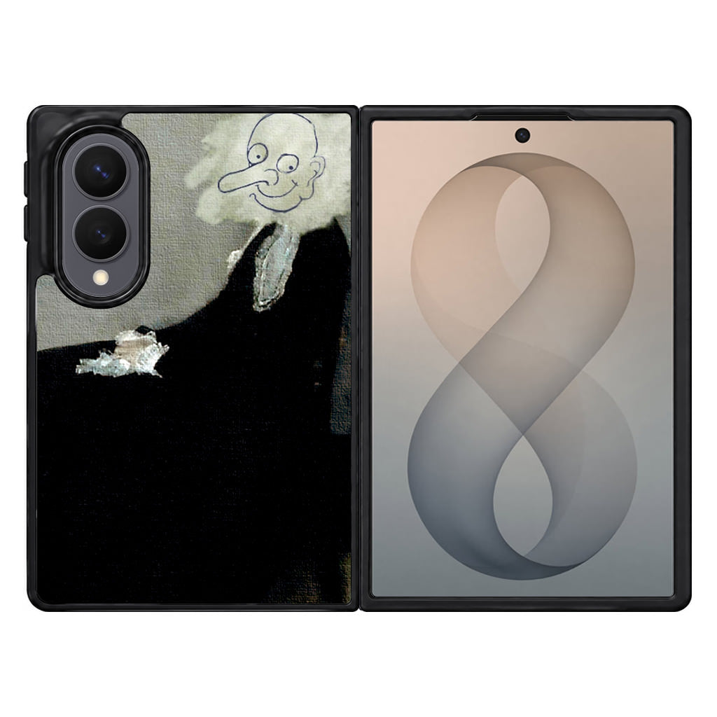 Whistler's Mother by Mr. Bean Samsung Galaxy Z Fold 8 Case