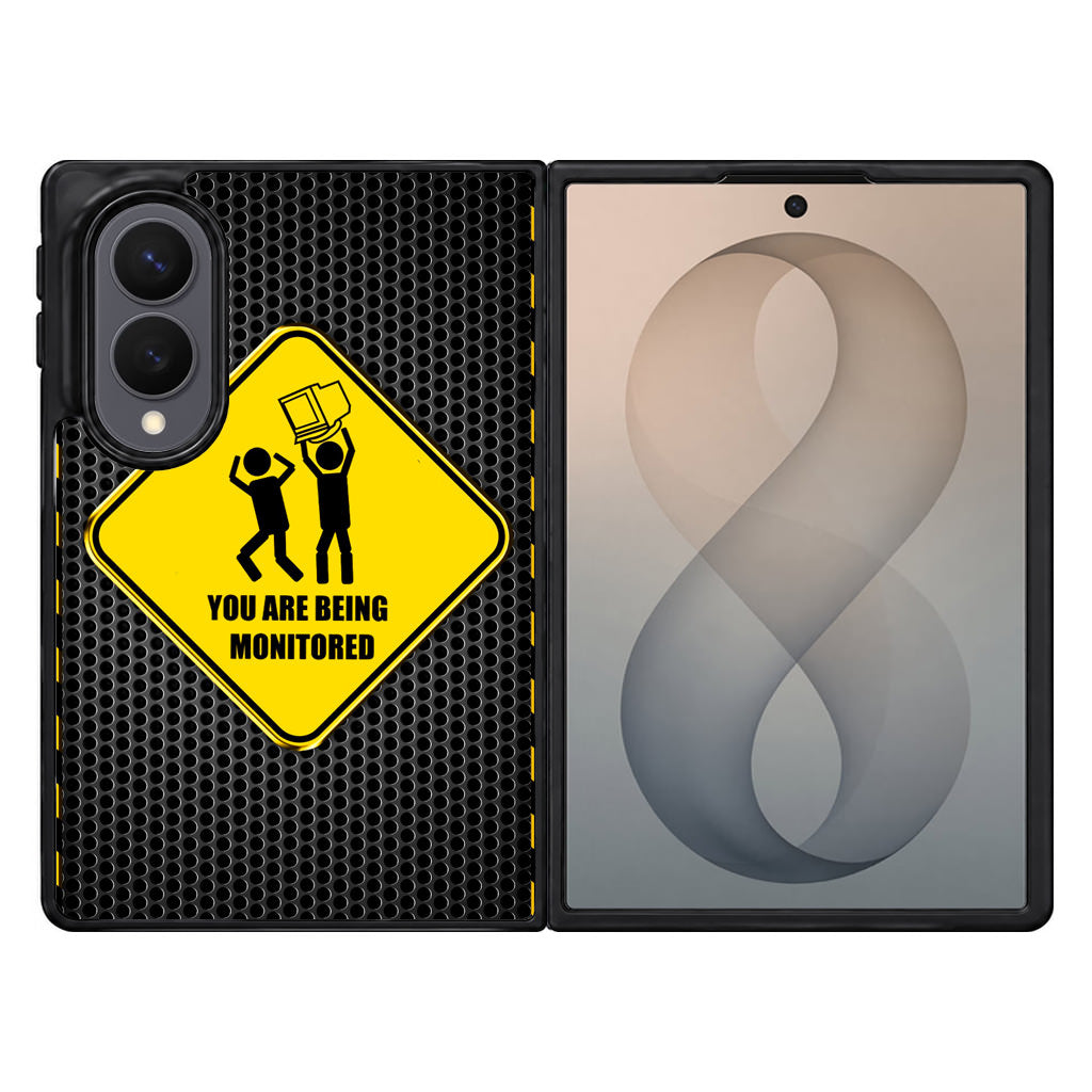 You Are Being Monitored Samsung Galaxy Z Fold 8 Case