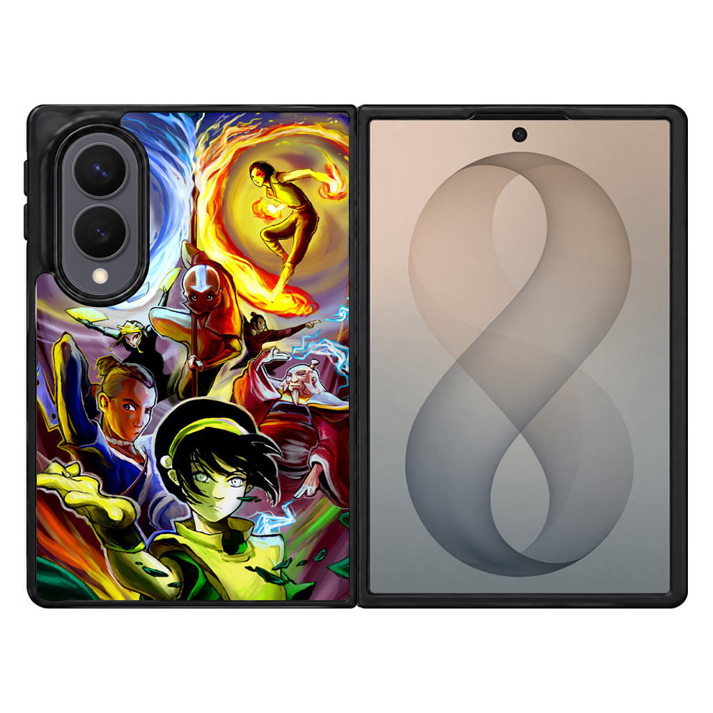 Avatar The Last Airbender Characters Samsung Galaxy Z Fold 8 Case