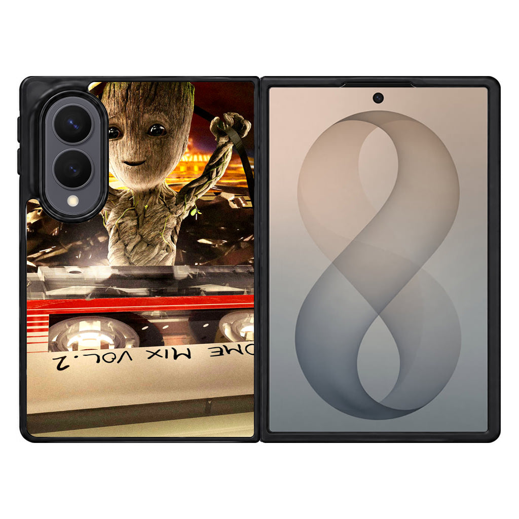 Baby Groot Mix Vol 2 Samsung Galaxy Z Fold 8 Case