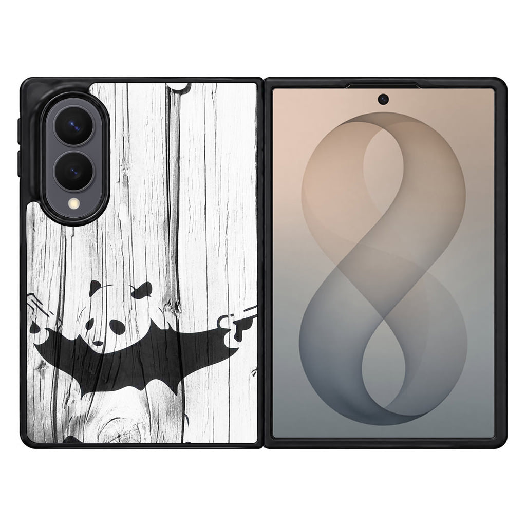 Banksy Graffiti Panda Samsung Galaxy Z Fold 8 Case
